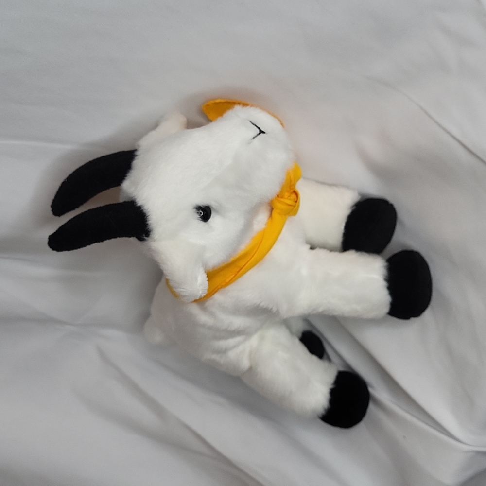 Aurora White Goat Plush 6" Farm Animal Colorado Jumpin Good Goat Dairy
